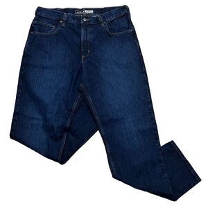 Carhartt Relaxed Fit Mens Jeans BD5119-M Blue 5 Pocket Denim Size 36x34